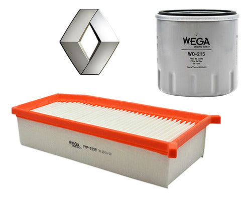 Wega Kit Filtros Aire Y Aceite Renault Kangoo 3 1.5 Dci Diesel 0