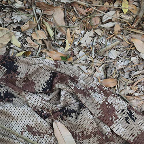 Grvcn Camouflage Net for Hunting Camping 1.5x2m - Desert 4