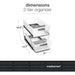 Madesmart Two-Tier Organizer with Dividers 4