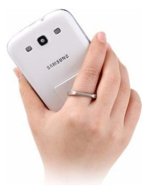 Anillo Y Soporte Gps Celulares Tablet Plateado 3