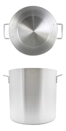 Aluminum Arary 40cm 40L High Pot 1