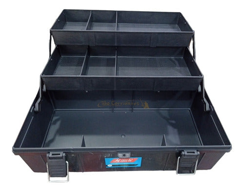 Mauri Fishing Organizer Box 430 L 2 Foldable Trays 33