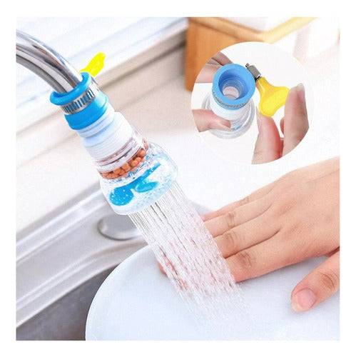 Uruventas Adjustable Extensible Splash-Proof Faucet Filter 1