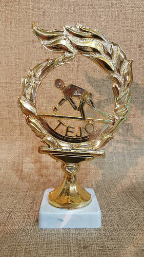 Trofeo Plástico Tejo 15cm Souvenir 1