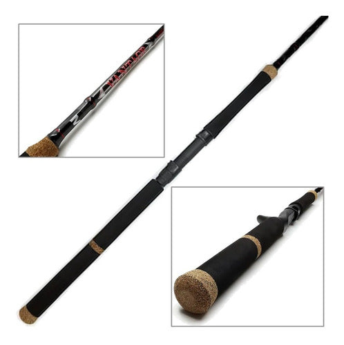 Mustad Vantage Fx 6'6 Spinning Rod 1tr 18-32lb Front 1