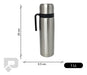 Höffner Double-Wall Stainless Steel Thermos with Handle - 1 Liter 1