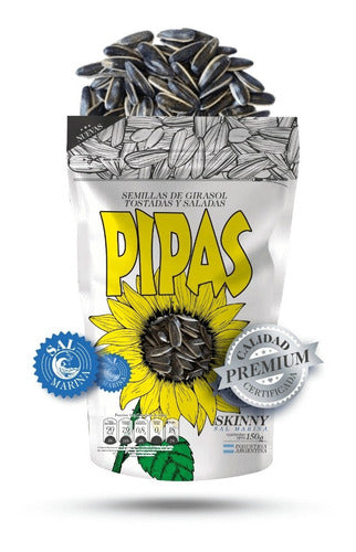 Pipas Sunflower Seeds Sea Salt (Pack of 5) by La Golosineria 0