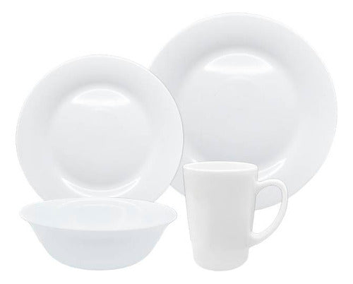 Carol Set de Vajilla 24 Piezas Plato Playo Postre y Tazas 0