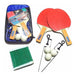 Faydi Set Ping Pong En Cartuchera Paletas Pelotas Red Soportes 4