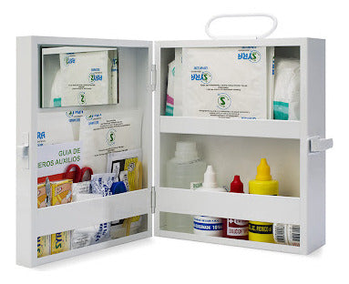 Prakty Botiquín Metal First Aid Kit 250 x 16 1