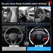 Cartist Carbon Fiber Universal Steering Wheel Cover for Car - 09 2