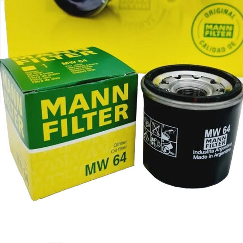 Filtro Aceite Mann Mw64 Honda Kawasaki Yamaha Varios Modelos 2