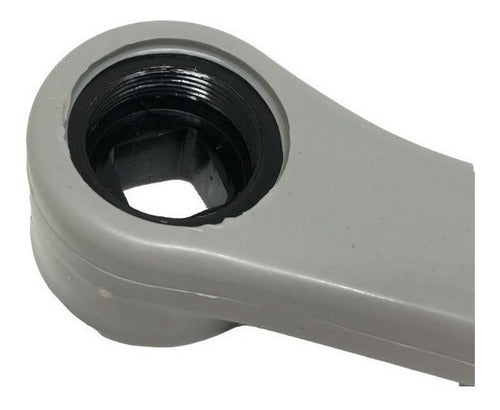 Accura Left PVC Coated Lever 170mm Black Gray 1