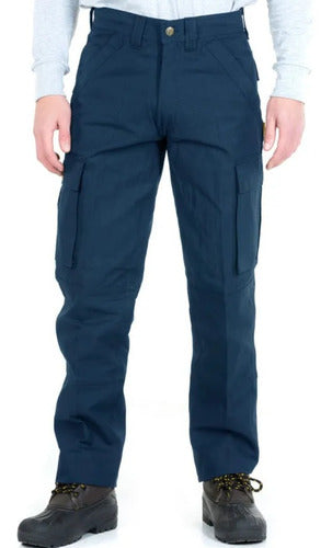 Kallpa Navy Blue Cargo Pants 0