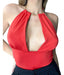 Savage Body Mujer De Lycra Escote V Con Cadena En Cuello 5