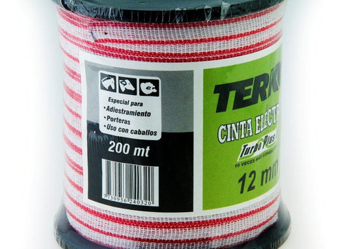 Terko Electric Tape for Livestock or Horses 1.2cm 200meters 2