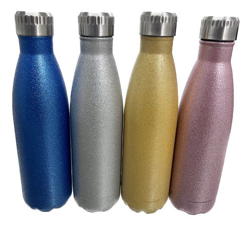 Stell Stainless Steel Thermal Sports Water Bottle 500ml Hot Cold 5