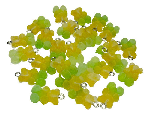 Yumy Gummies Sugar-Coated Bear Resin Charms X 10pcs 2