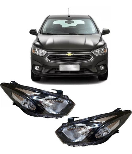 TWN Optica Chevrolet Prisma Onix 2017/ Fondo Negro Sin Led 0