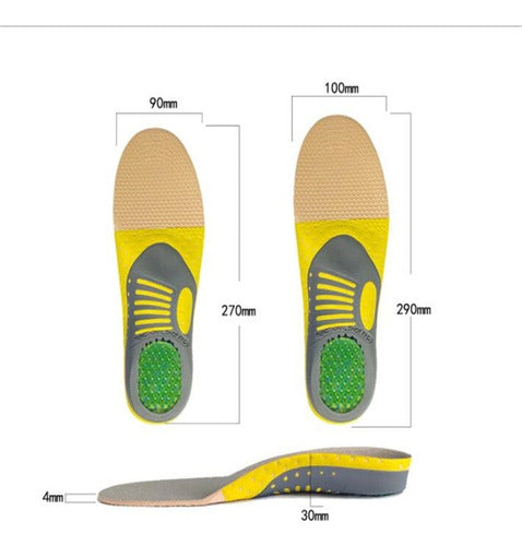 CIMARRON.UY Ortho Impact Absorption Insoles Size 35 to 44, Unique Quality 4