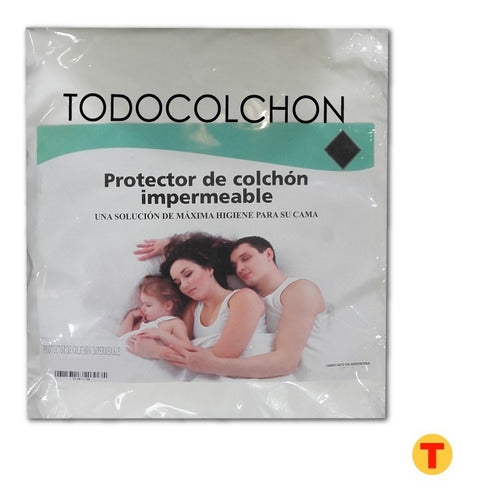 Funda Cubre Colchon Impermeable Ajustable 90 X 190 X 30 Cm 1