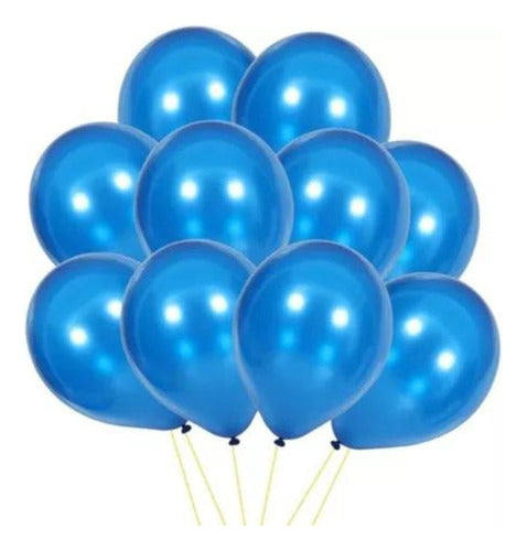 Candela Globos Azules Perlados X 25 U - Lollipop 0