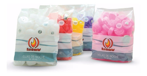 Premium Pack of 50 Night Candles for Aromatic Burners 0