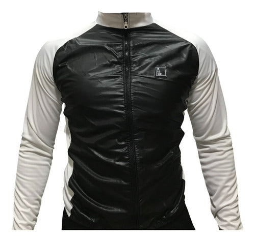 Indubike Campera Termica Rompeviento Abrigo Ciclismo 4