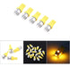 Kit of 2 T10 W5W 5 LED SMD Yellow Piojito Position Lamps 5