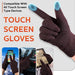 JaGely 6 Pairs of Winter Gloves for Women, Touch Screen Gloves 2