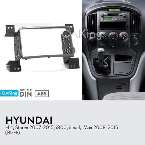 Hyundai H1 Stereo Adapter Frame 2007 Double Din 1