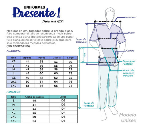 Presente Ambo Médico/Enfermería De Hombre/Mujer Promoción 7