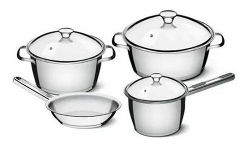 Tramontina Allegra 4-Piece Cookware Set 4