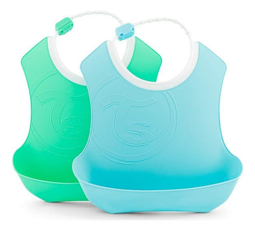 Twistshake Soft Bib X2 4 Months+ BPA Free 0