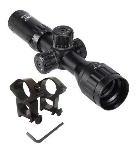 HDR Mil Dot 3-9x32 IR Illuminated Reticle Sniper Scope 1