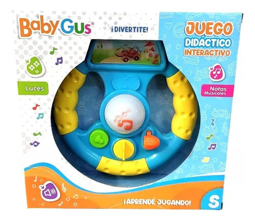 Volante Didáctico Interactivo Con Luz Y Sonido Babygus 53913 0