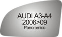 Audi A3-A4 2007/10 Antireflex Convex Mirror Glass 0