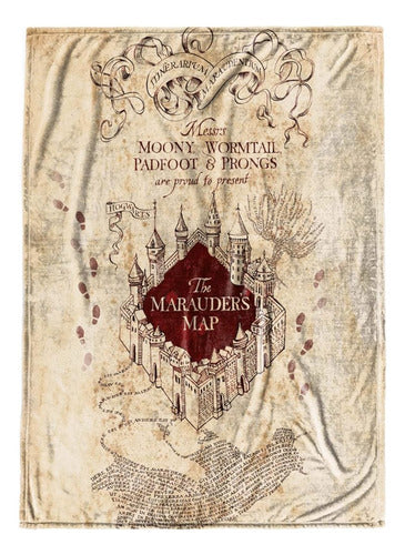 Warner Bros Harry Potter Merodeadores Mapa Manta - Medidas 5 0