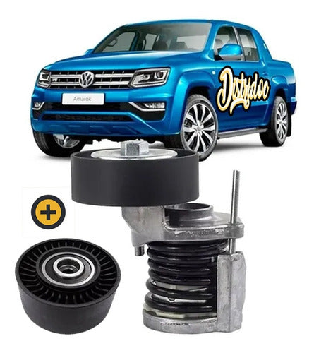 Kit Tensor Polyv + Polea Fija Vw Amarok Turbo Diesel 6