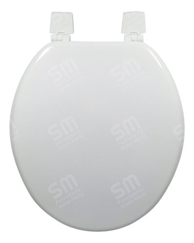 Derpla Hje Nylon Toilet Seat Compatible with Andina White 1