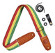 Amumu Reggae Guitar Strap Jamaica Rasta for Acoustic Guitars 1