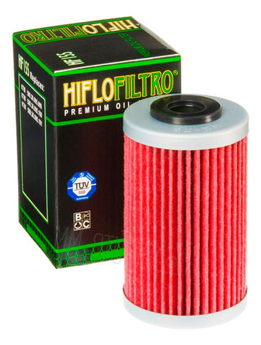 Hiflofiltro Air Filter and Oil Filter Pack for Husqvarna Svartpilen 200 1