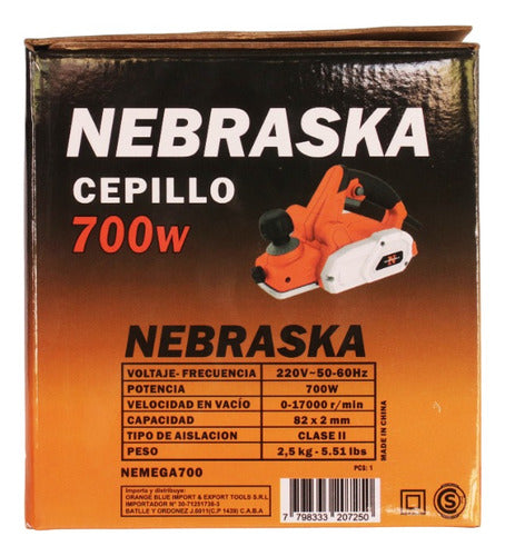 Nebraska Electric Smoothing Planer NEMEGA700 6.35mm 700W 4