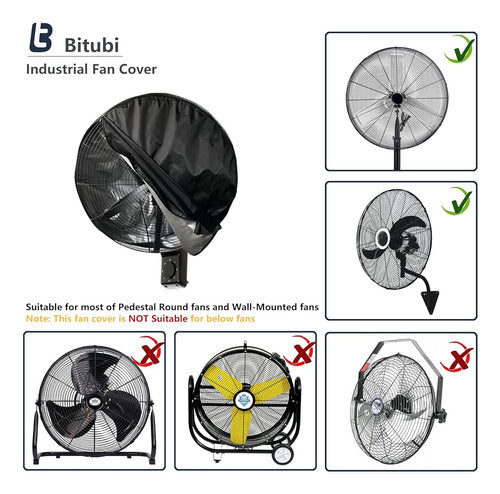 Cubierta De Ventilador De Montaje En Pared Bitubi, Cubiertas 2