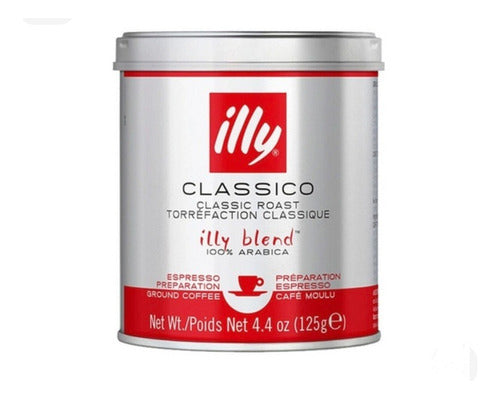 Illy Café Molido Classico Lata X 125 Gr-12 Unid.-env. Gratis 0