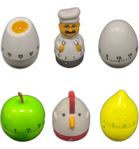 Kitchen Mechanical Timer Decorated Shapes Pettish Online CG 3