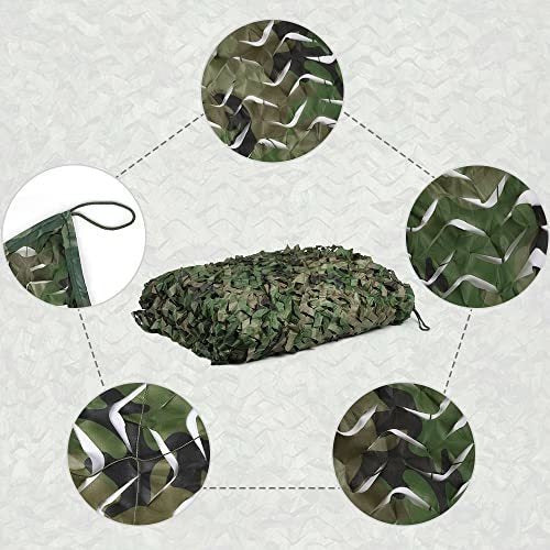 Yeacool Red De Camuflaje Para Camping 0.33x0.24 M (Hojas Bosque) 2