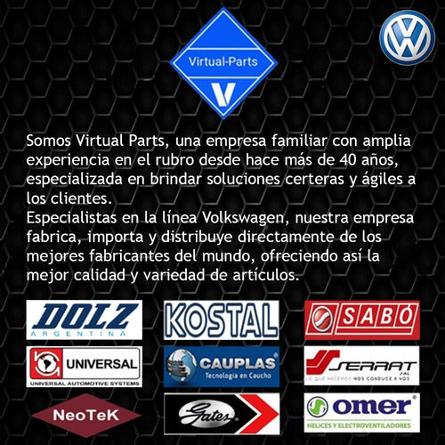 OMER Electroventilator for Volkswagen Fox, Suran, Gol Trend, and Voyage 1