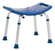 Care-Quip Adjustable Height Non-Slip Shower Chair Supports 150kg 0