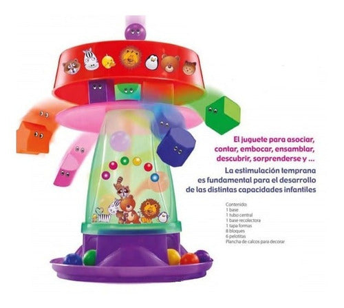 JNG Plast Juego Torre Didáctica Para Bebe Tin Tin 1